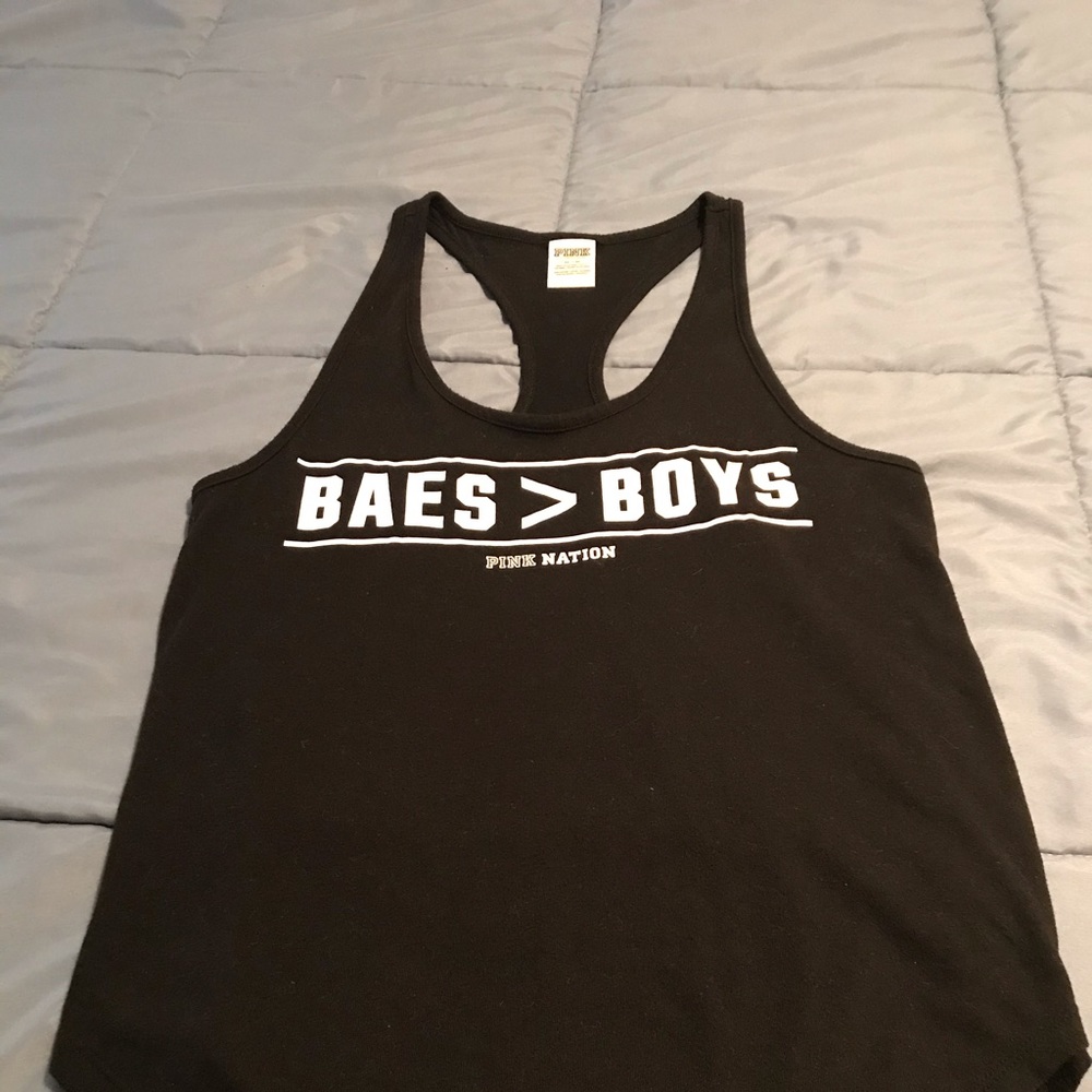 Victoria Secret/ Pink Nation Black Tank Top